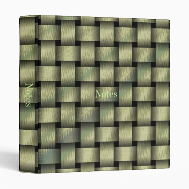 Golden Basket Weave Binder (Front/Spine)