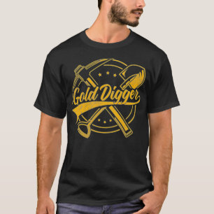 Golden Batch Crossing Pick Breast Pocket for Gold T-Shirt