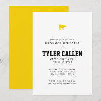 Golden Bear Varsity Text-only Grad Party