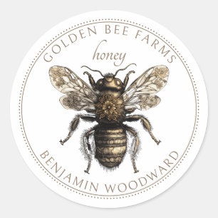 Golden Bee Honey Farms Sticker
