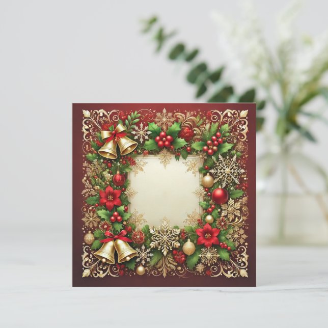 Golden Bells Card (Standing Front)
