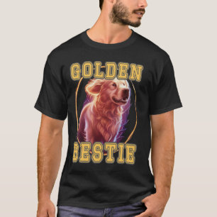 GOLDEN BESTIE cute Golden Retriever parent design T-Shirt