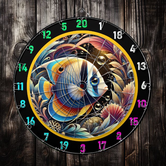 Golden Betta Dartboard Party Decor (Creator Uploaded)