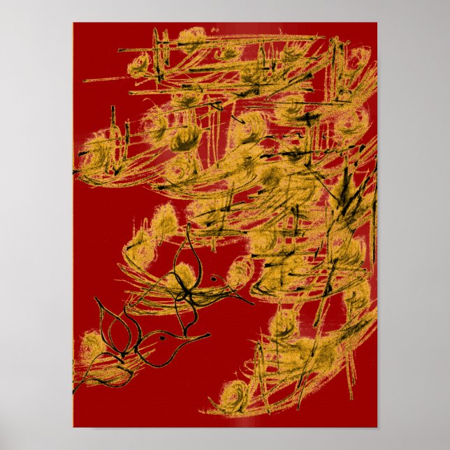 Golden Birds Poster (Front)