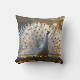 Golden Birth Modern Throw Pillow