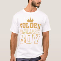 Golden Birthday Boys Birthday Party Decoration Bda