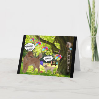 Golden Birthday Card