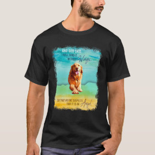 Golden  Birthday For Kids Teen Adult Love Dog T-Shirt