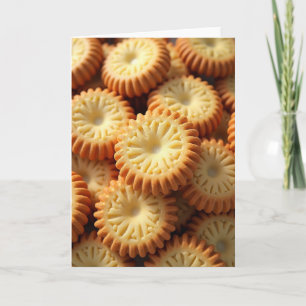 Golden Biscuit Birthday Card