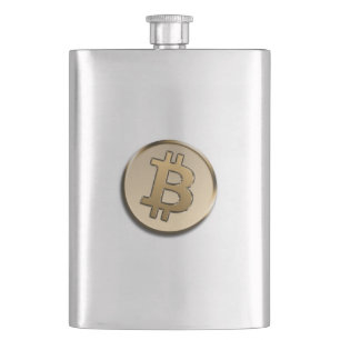 Golden Bitcoin Classic Flask