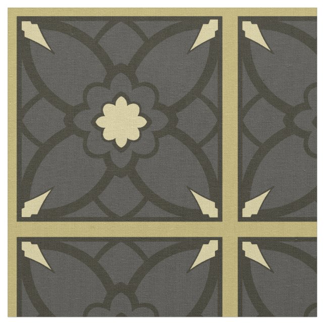 Golden Black Fabric (Close Up)