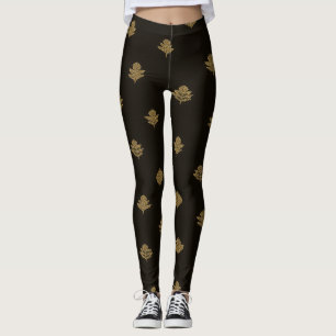 Golden Black Leggings Pattern