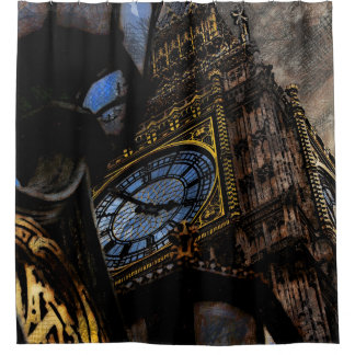 Golden / Black Tower Big Ben London