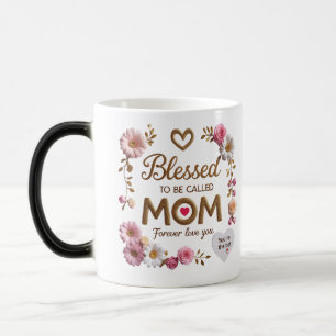 Golden Blessed Mom Morphing Mug