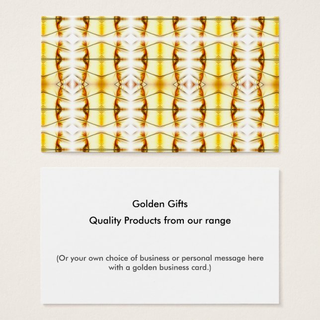 Golden Bling. (Front & Back)