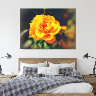 Golden Bloom Canvas Print