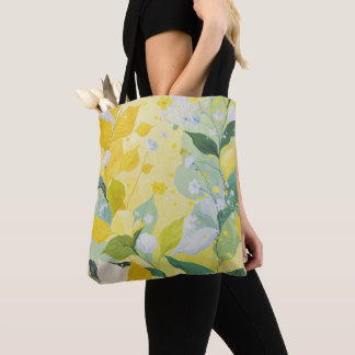Golden Bloom Tote Bag