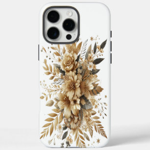 golden blooms iPhone 16 pro max case