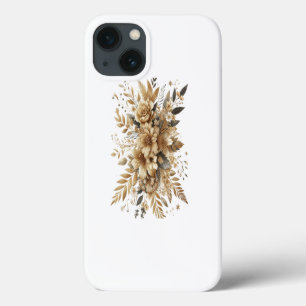 golden blooms iPhone 13 case