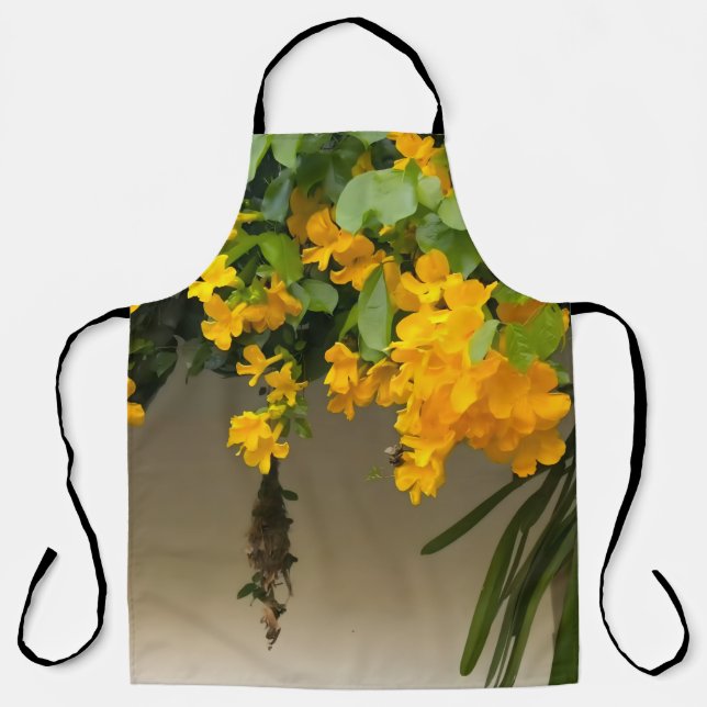 Golden Blossom Beauty Apron (Front)