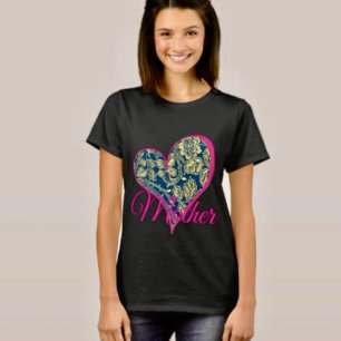 Golden Blue Elegance T-Shirt