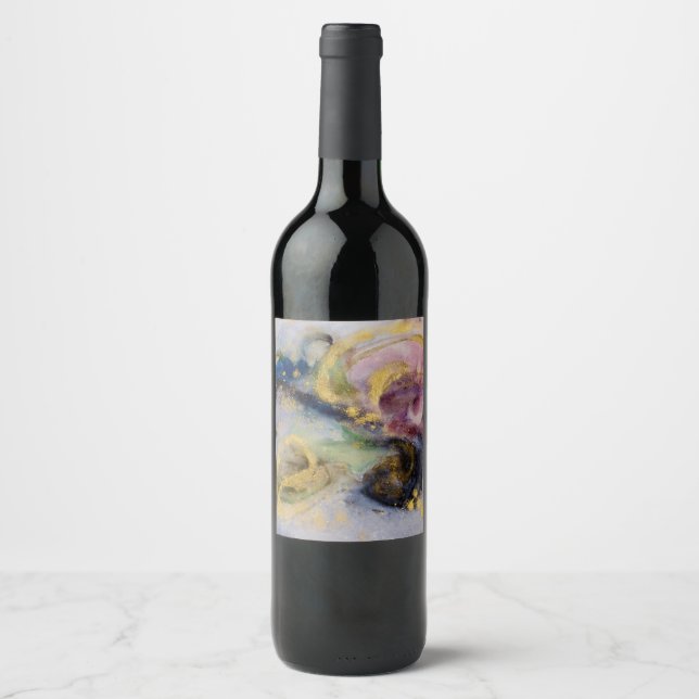 Golden blush dream wine label (Front)