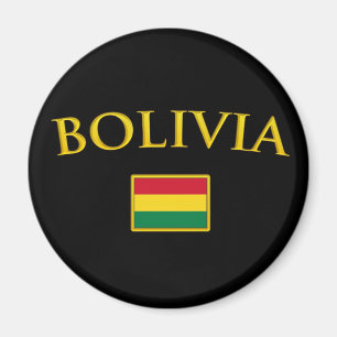 Golden Bolivia Magnet