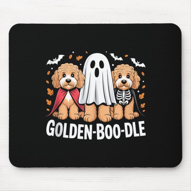 Golden-Boo-Dle Mouse Pad (Front)