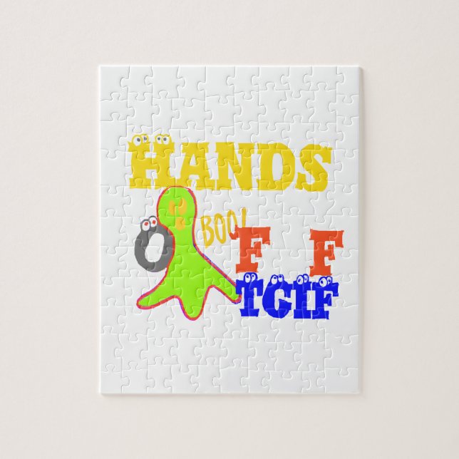 Golden Boo! Girly TGIF Thanks God Its Friday Hakun Jigsaw Puzzle (Vertical)