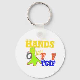Golden Boo! Girly TGIF Thanks God Its Friday Hakun Keychain