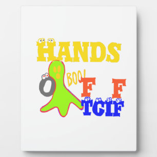 Golden Boo! Girly TGIF Thanks God Its Friday Hakun Plaque