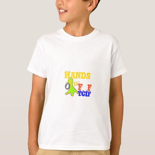 Golden Boo! Girly TGIF Thanks God Its Friday Hakun T-Shirt (Front)