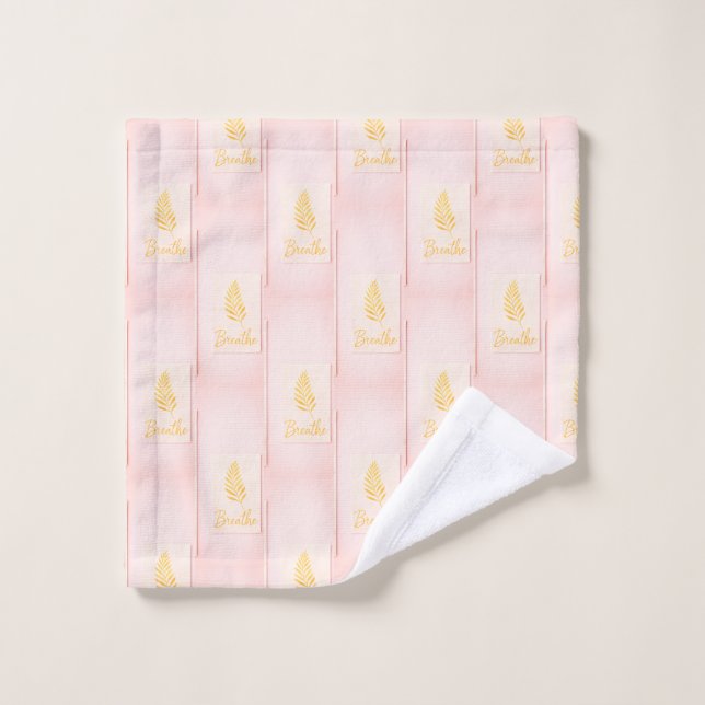 Golden Botanical Luxe Towel Set (Wash Cloth)