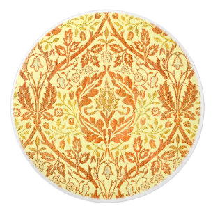 Golden Bough William Morris Vintage Art Nouveau Ceramic Knob