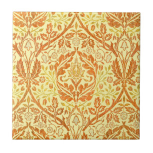 Golden Bough William Morris Vintage Art Nouveau Tile