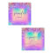 Golden Boutique Shop Glitter Drips Holograph
