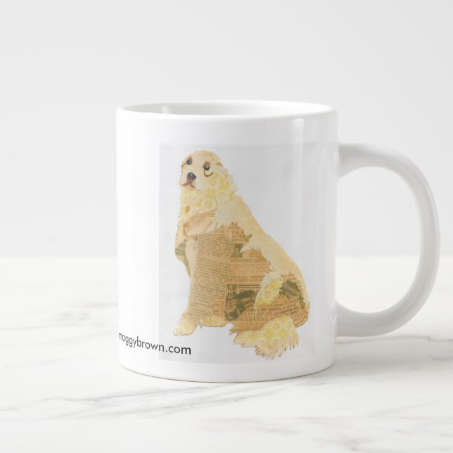Golden Boy Collage jumbo mug (Right)