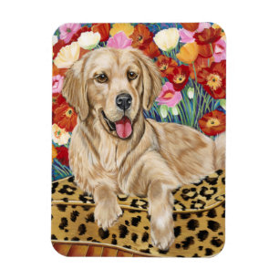 Golden Boy Retriever Magnet
