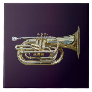 Golden Brass Euphonium Tile