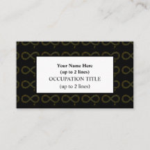 Golden Brass Infinity Hearts