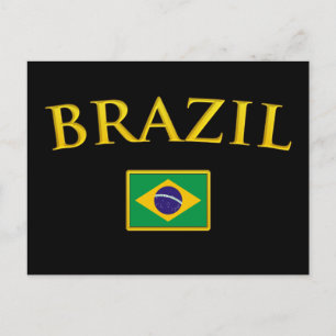 Golden Brazil Postcard