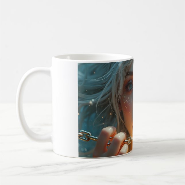 Golden Breakthrough Chain of Light Mug (Left)