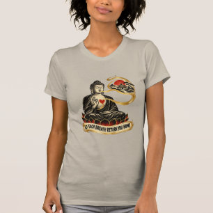 Golden Breath Returns Home Zen Women’s Slim Fit Te T-Shirt