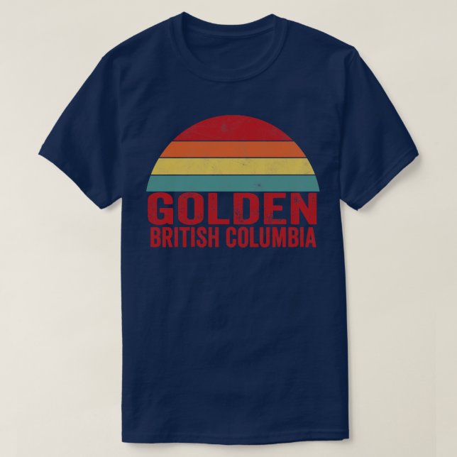 Golden British Columbia 1 T-Shirt (Design Front)