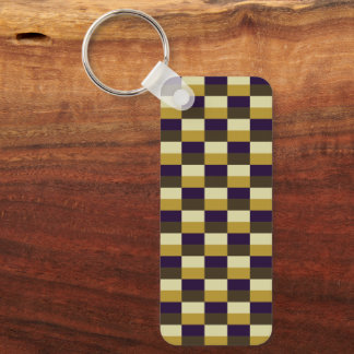 Golden Brown Color Combination Keychain
