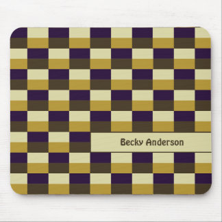 Golden Brown Colour Combination Mouse Pad