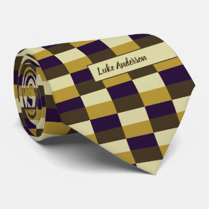 Golden Brown Colour Combination Tie