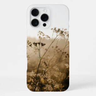 Golden brown meadow at sunrise iPhone 16 pro max case