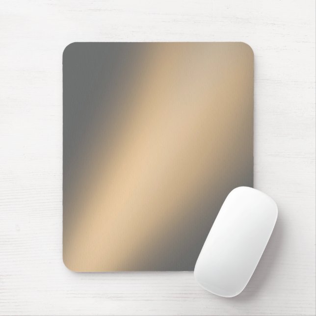Golden Brown  moonlight ombre  Mouse Pad (With Mouse)