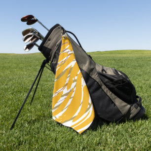 Golden Brush Elegance Golf Towel
